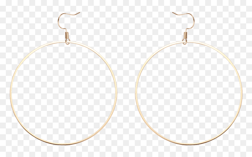 Transparent Golden Circle Png - Earrings, Png Download - golden circle png
