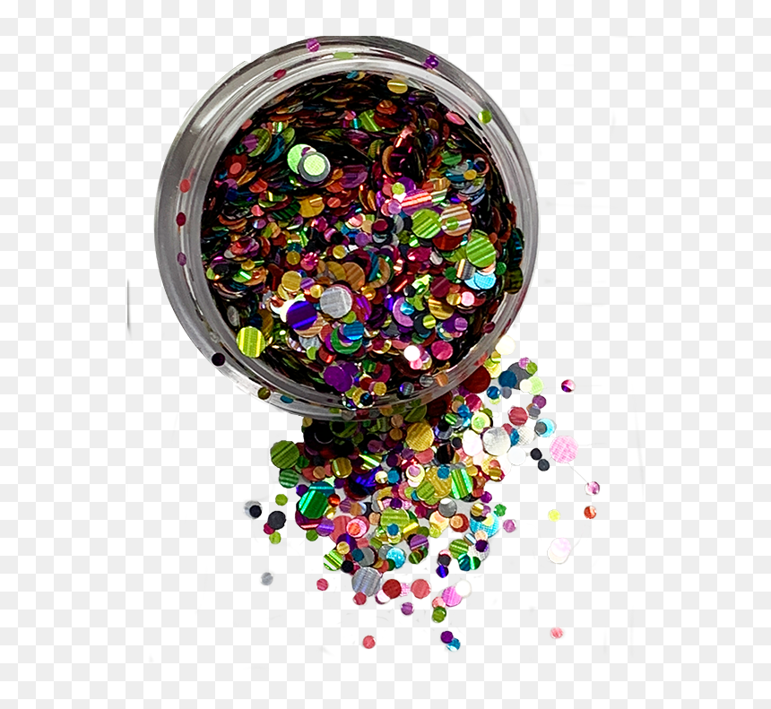 Circle, HD Png Download - glitter confetti png