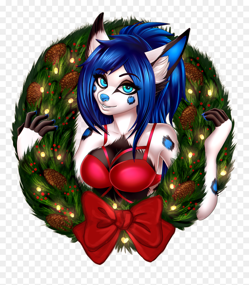 Transparent Christmas Wreath - Cartoon, HD Png Download - holiday wreath png