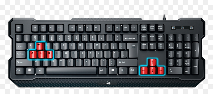 Genius Kb 210, HD Png Download - keyboard keys png