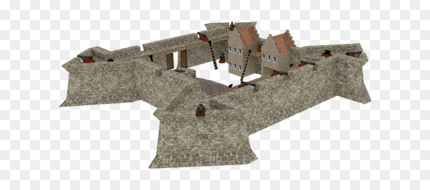 Fortification, HD Png Download - small star png