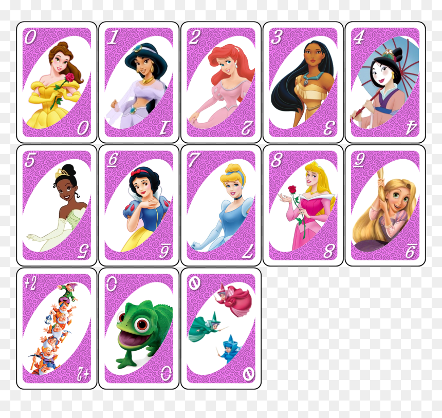 Disney Princess Clipart - Disney Princess (life Size Stand Up), HD Png Download - uno card png
