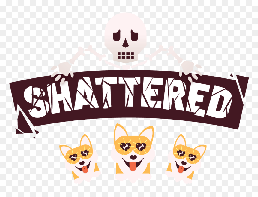 Skull, HD Png Download - shattered png