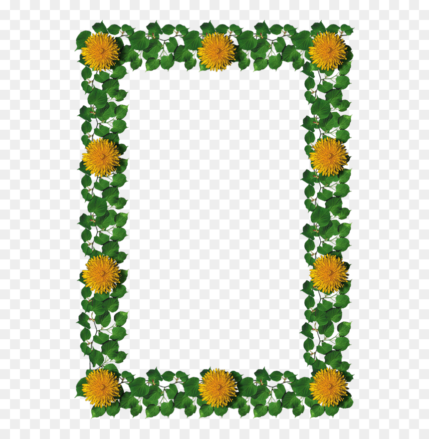 Frame Scrapbooking Pinterest Dandelions - Picture Frame, HD Png Download - dandelions png