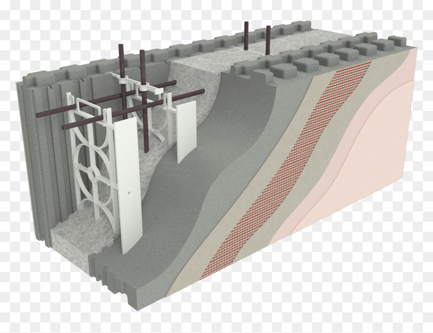 Jubhome Wall Element Z Ometom, HD Png Download - concrete wall png