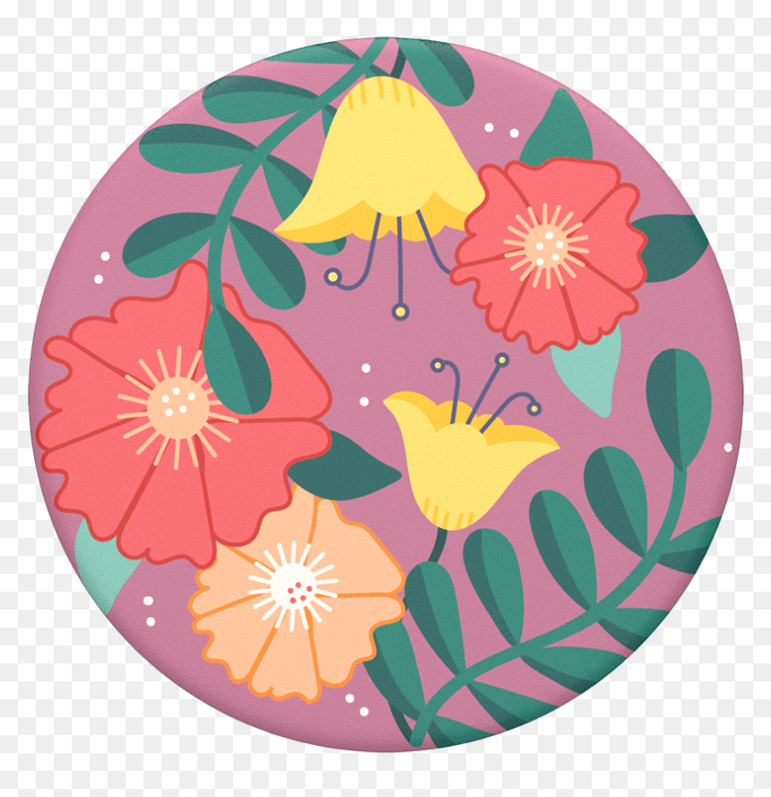 Transparent Floral Circle Png - Portable Network Graphics, Png Download - floral circle png