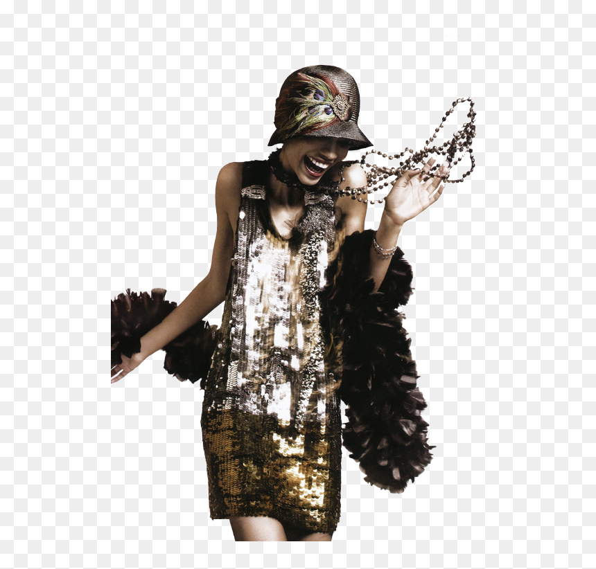 1920s The Great Gatsby Roaring Twenties Jazz Age Flapper - Roaring Twenties Great Gatsby Jazz Age, HD Png Download - great gatsby png