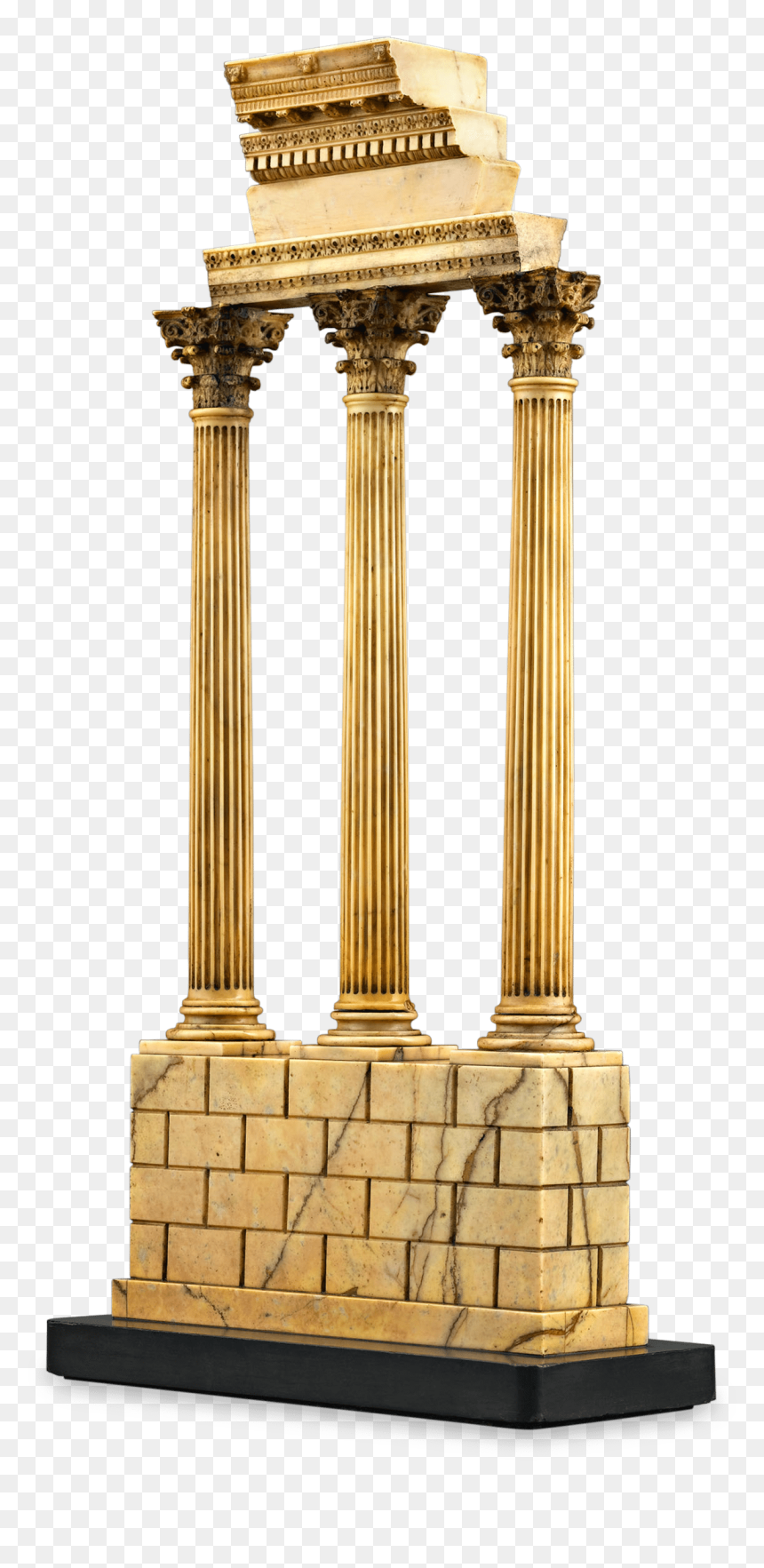 Apollo's Temple, HD Png Download - roman pillars png