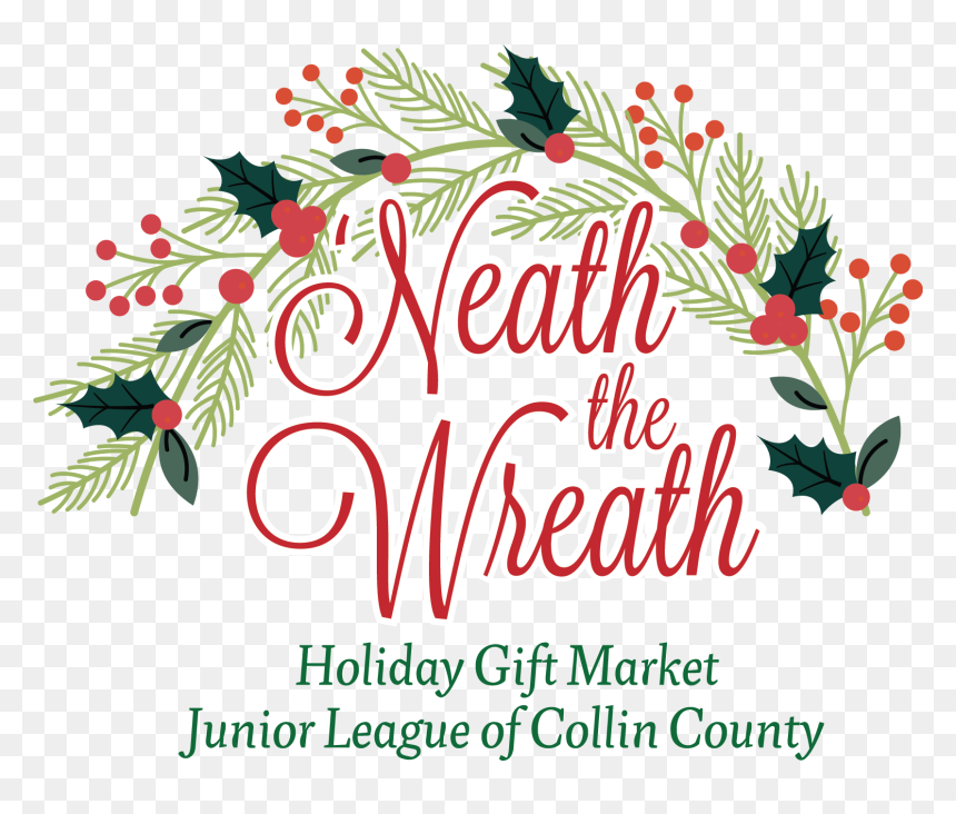 Neath The Wreath - Neath The Wreath 2019, HD Png Download - holiday wreath png