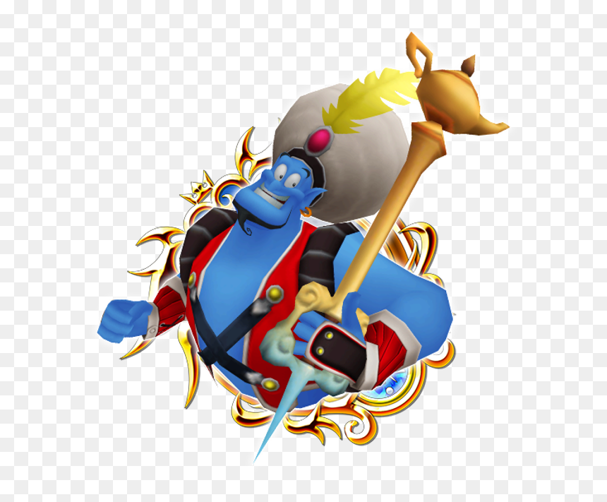 Valor Genie - Kingdom Hearts 358/2 Days, HD Png Download - genie lamp png