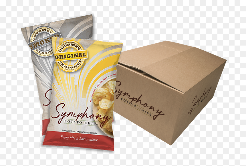 Mixed-pack Of Original And Smoked Symphony Chips - Symphony All Natural Original Flavored Gourmet Seasoned, HD Png Download - bag of chips png
