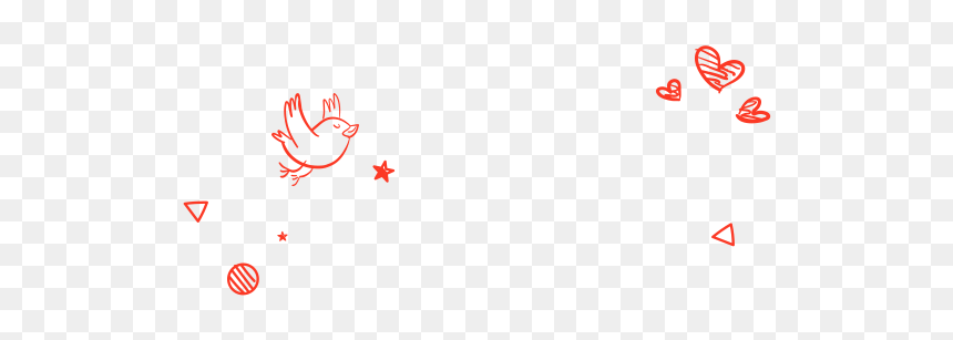 Kinder Doodles Red - Red Doodles Png, Transparent Png - red.png