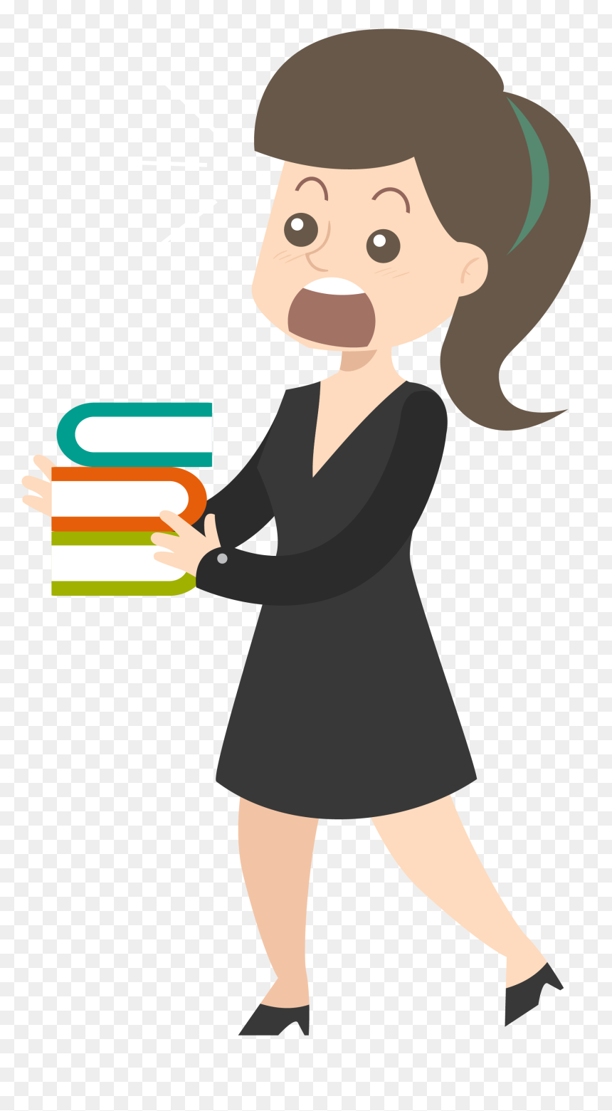 Transparent Office Girl Clipart - Cliparte Mulher Png, Png Download - mulher png
