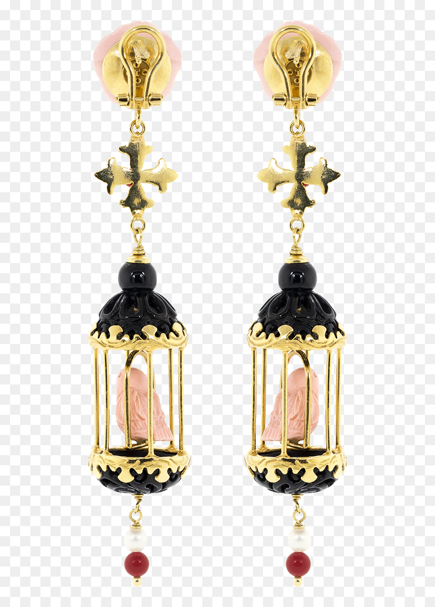 Birdcage Earrings, HD Png Download - birdcage png