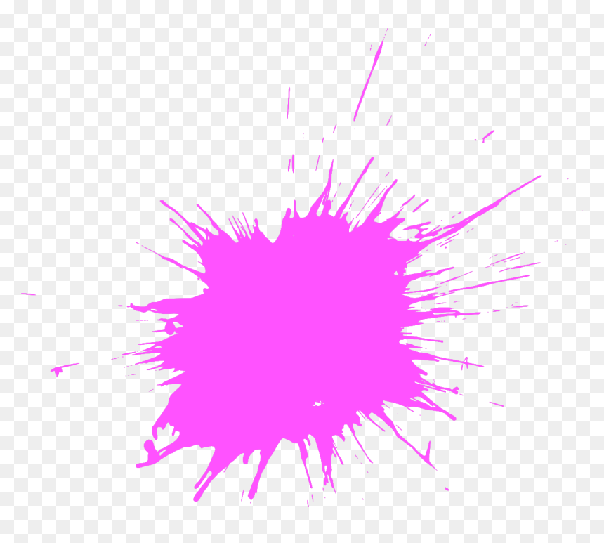 Copy Of Splatter - Black Paint Splatter Transparent, HD Png Download - pink splatter png