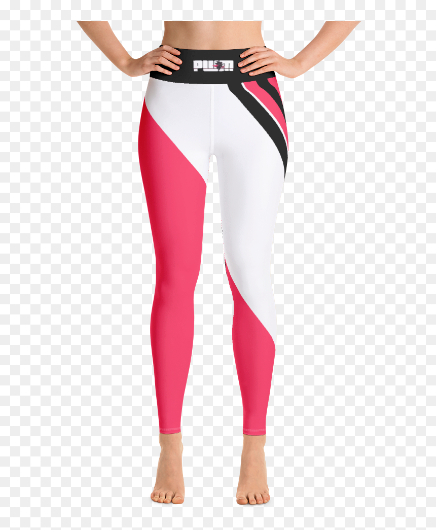 Black Red And White Stripe Legging Print Superhero, HD Png Download - leggings png