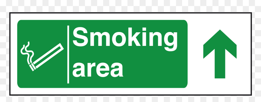 Smoking Area Arrow Up Sign"
 Title="smoking Area Arrow - Smoking Area, HD Png Download - chalk arrow png