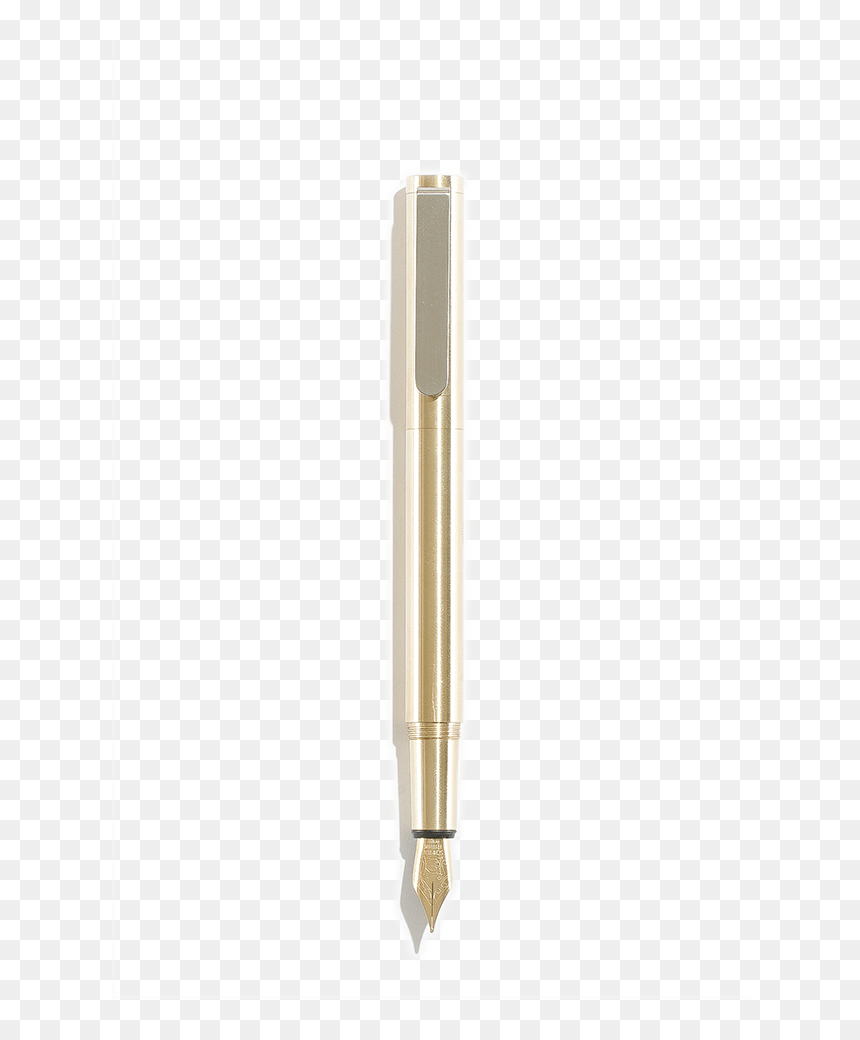 Pocket Fountain Pen - Brass, HD Png Download - fountain pen png