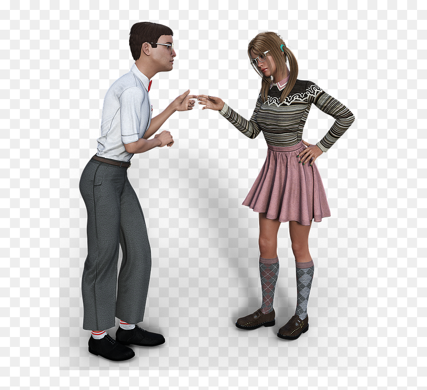 Nerd, Man, Woman, Pair, Glasses, Equality, Approach - Mann Und Frau Mit Brillen, HD Png Download - mulher png