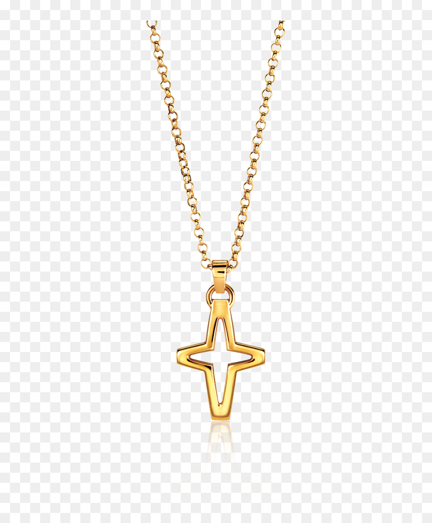 Pendant, HD Png Download - cross necklace png