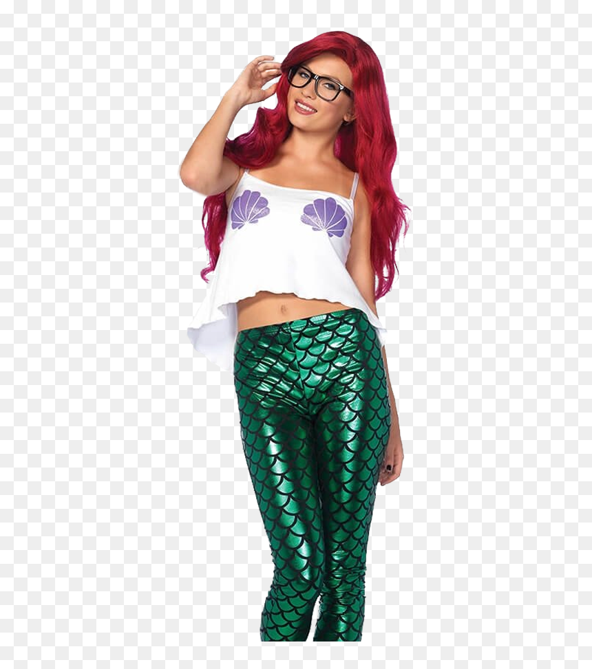 Mermaid Leggings For Women, HD Png Download - leggings png