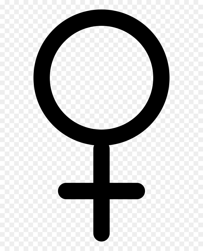 Female Sign - Cross, HD Png Download - female sign png