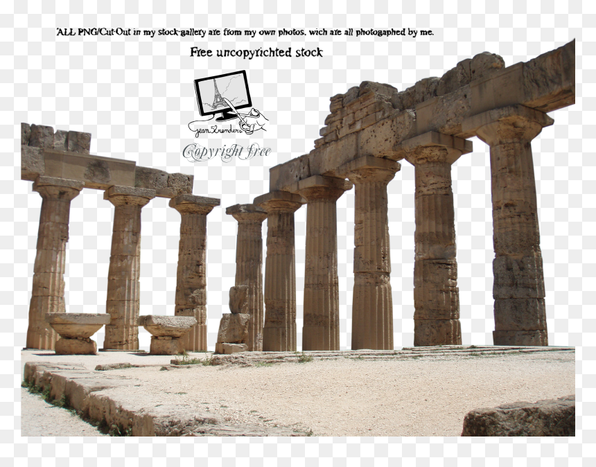 Selinunte, Png Download - Selinunte, Transparent Png - roman pillars png