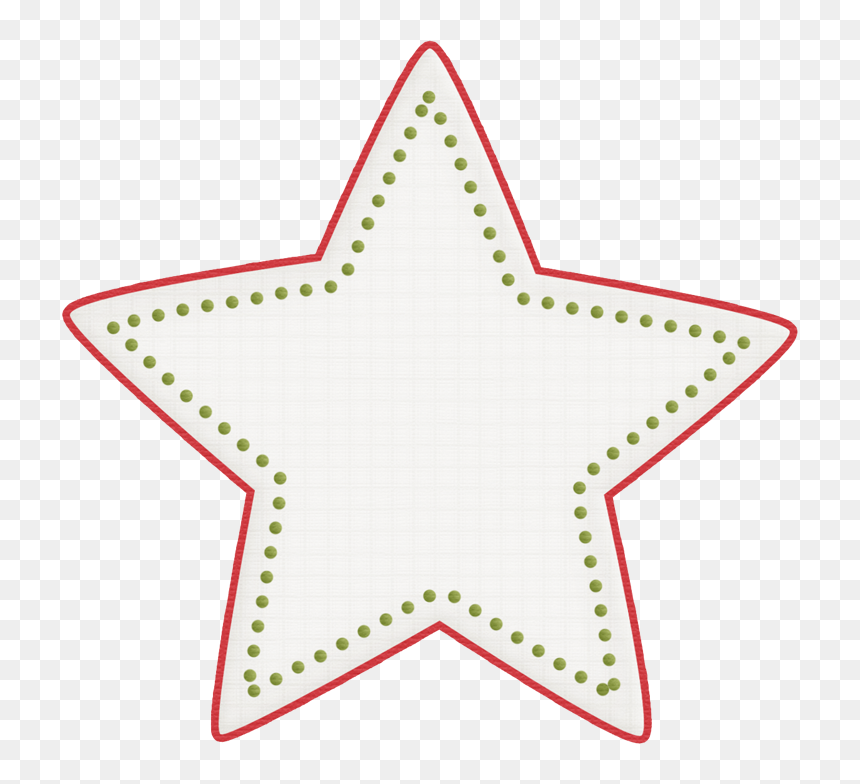 Transparent Estrelas Png - Star Clipart Dotted Lines, Png Download - estrelas png