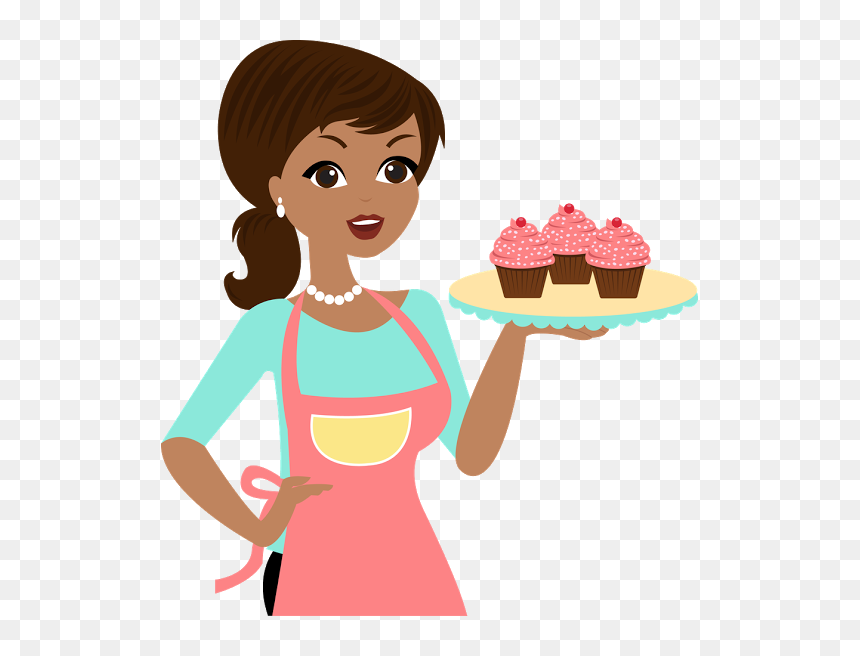 Scrap En La Cocina - Woman Bakery Png, Transparent Png - mulher png