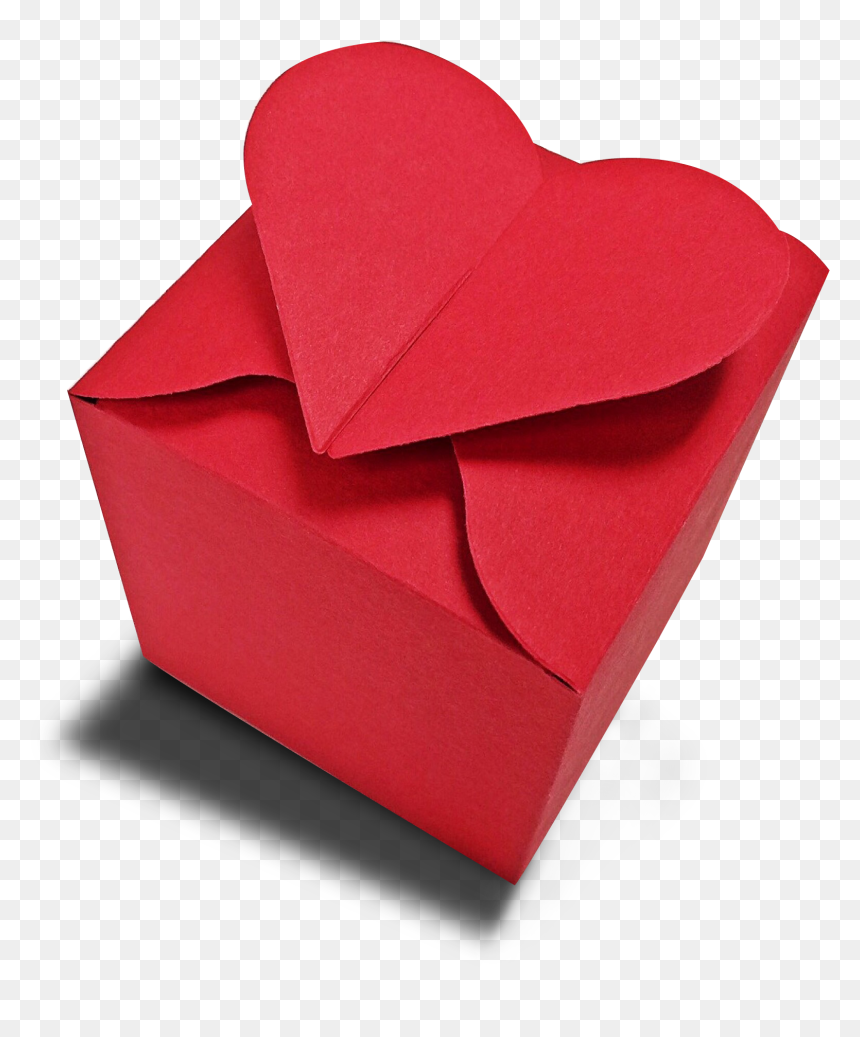 Heart Box Png Image - Origami Scatola Cuore, Transparent Png - san valentin png