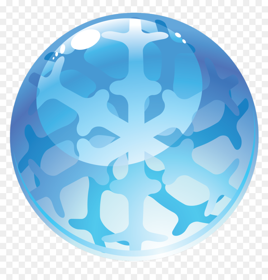 Crystal Ball Snow Png, Transparent Png - vhv