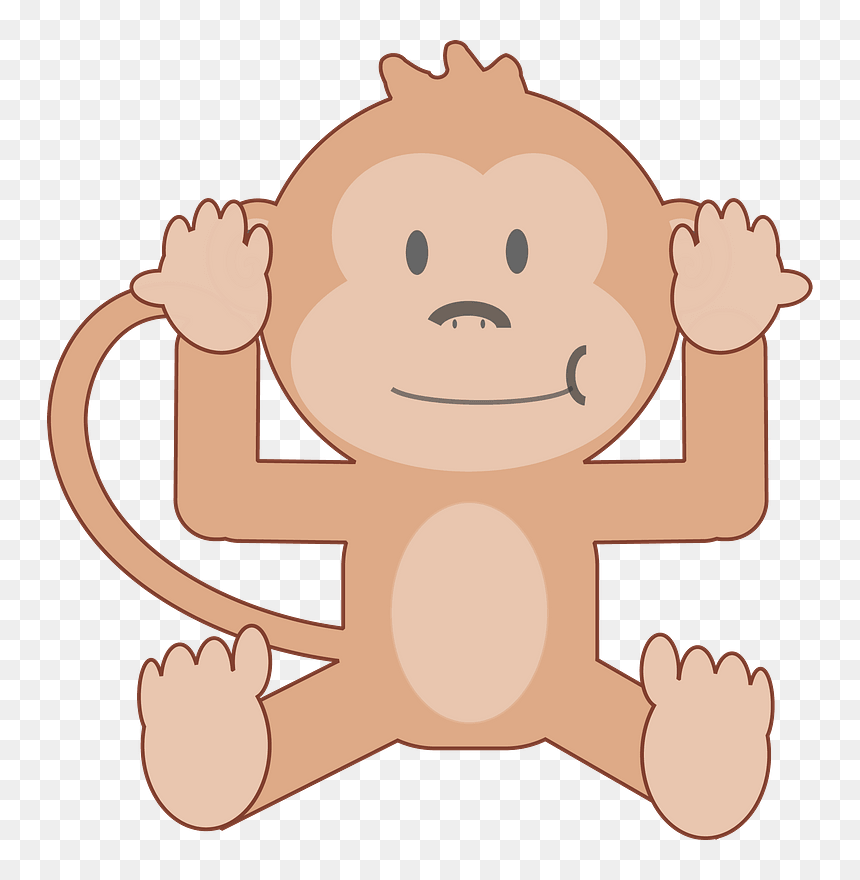 Monkey Hear No Evil Clipart - 4 Wise Monkeys Cartoon, HD Png Download - hear png