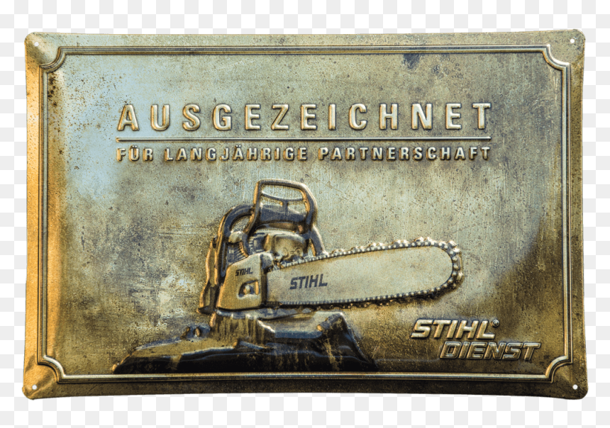Blechschild Stihl, HD Png Download - metal sign png