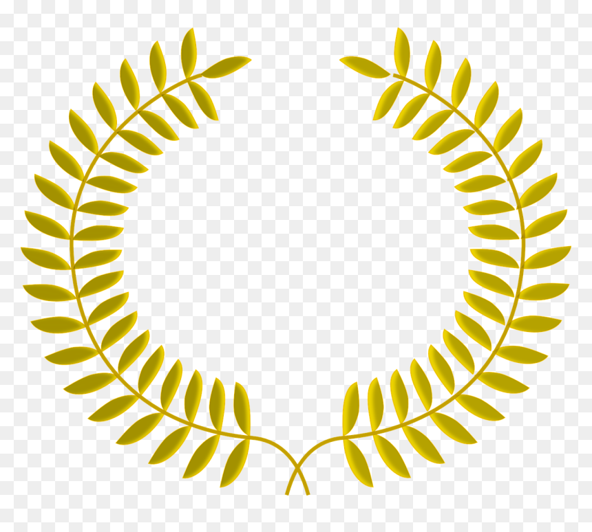 Coroa De Flores Dourada Png, Transparent Png - holiday wreath png