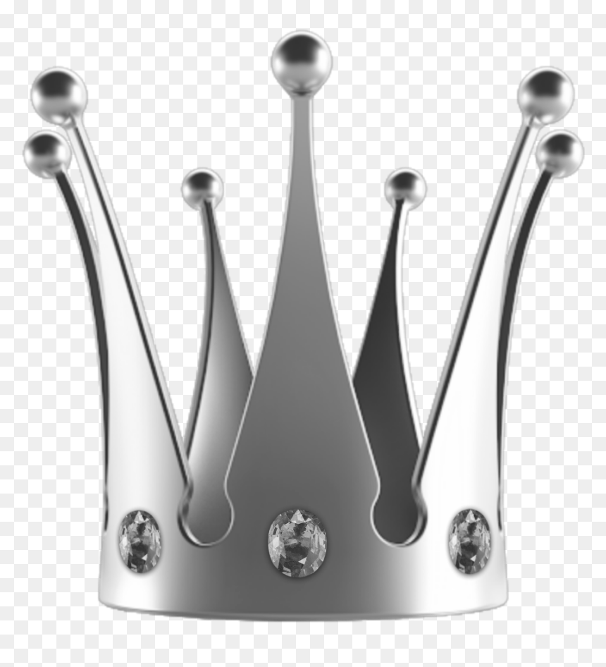 #crown #corona #silver #plateado #plateada #diamonds - Png Hd Gold Crown, Transparent Png - corona princesa png