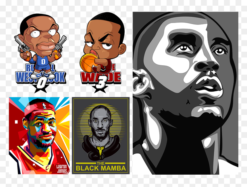 Cartoon, HD Png Download - lebron face png