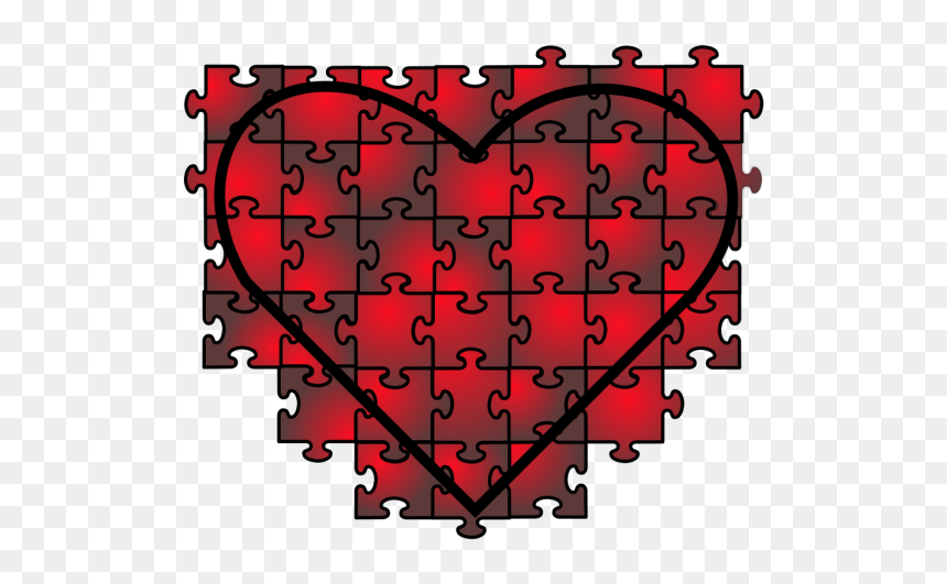 Heart Puzzle, HD Png Download - hear png