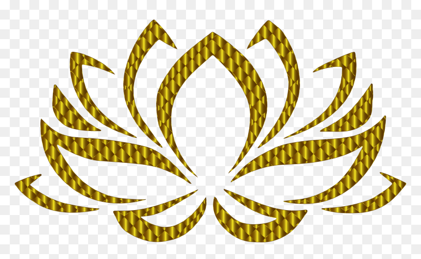 Prismatic Lotus Flower 14 No Background Clip Arts - Buddhism Lotus Flower Symbol, HD Png Download - yellow background png