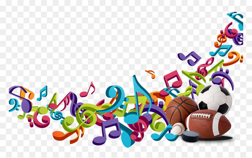 Music For Sports - Abstract Musical Notes, HD Png Download - music clipart png