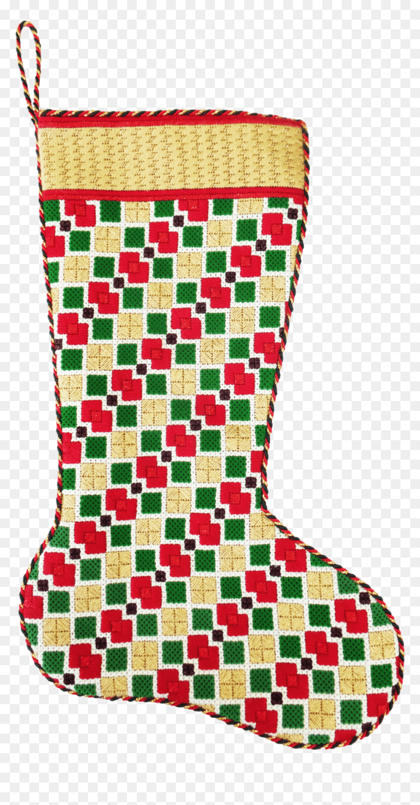 <img Src="needlepoint Christmas Stocking Ls 04" Alt, HD Png Download - christmas stocking png