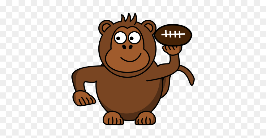 Monkey Football Png Icons - Preposition Of Place, Transparent Png - football .png