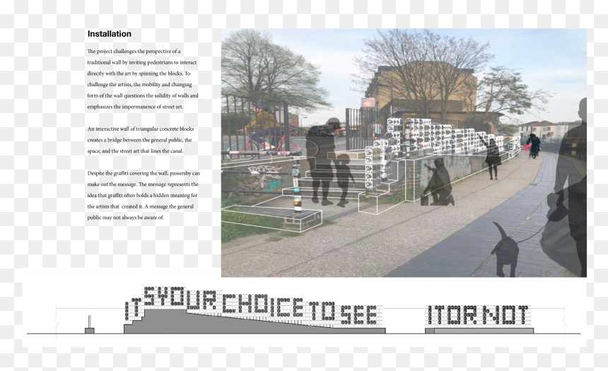Canal Site - Tree, HD Png Download - graffiti wall png