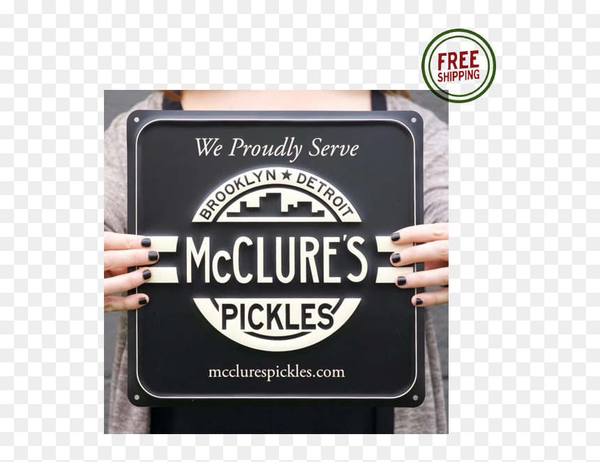 Mcclure"s Metal Sign - Poster, HD Png Download - metal sign png