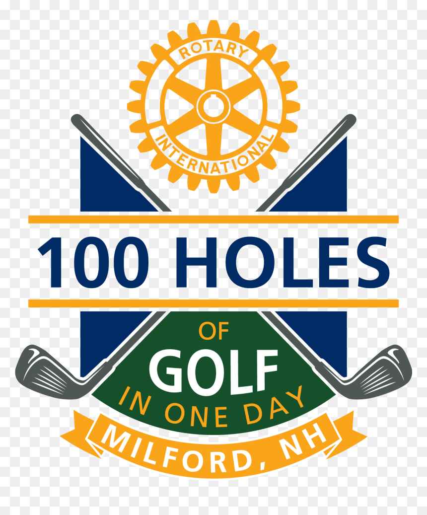 100 Holes Of Golf - Rotary International, HD Png Download - raffle tickets png