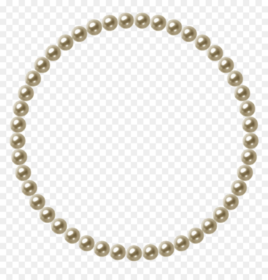 Pearl Clipart Princess Necklace - Pearl Png, Transparent Png - moldura foto png