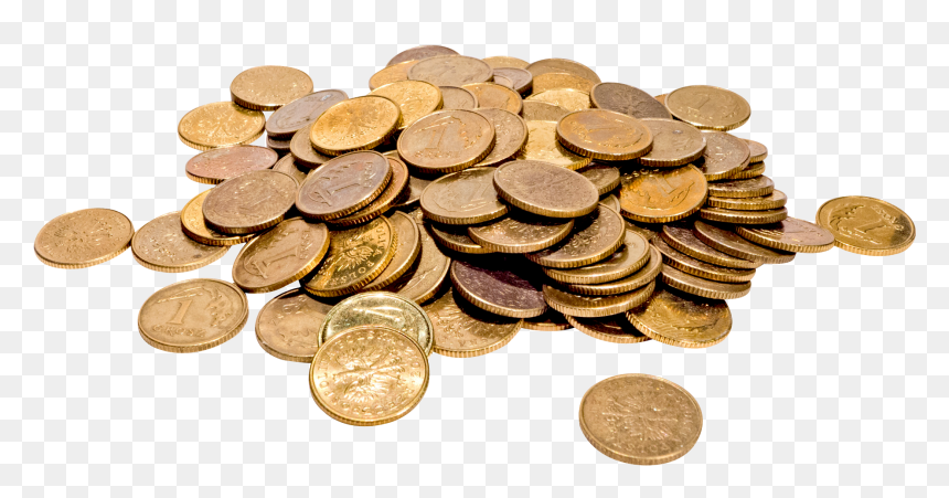 Coins Png Transparent, Png Download - gold coins falling png