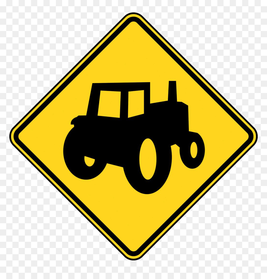 Under Construction Sign Transparent - Wild Farmers Road Sign, HD Png Download - under construction sign png