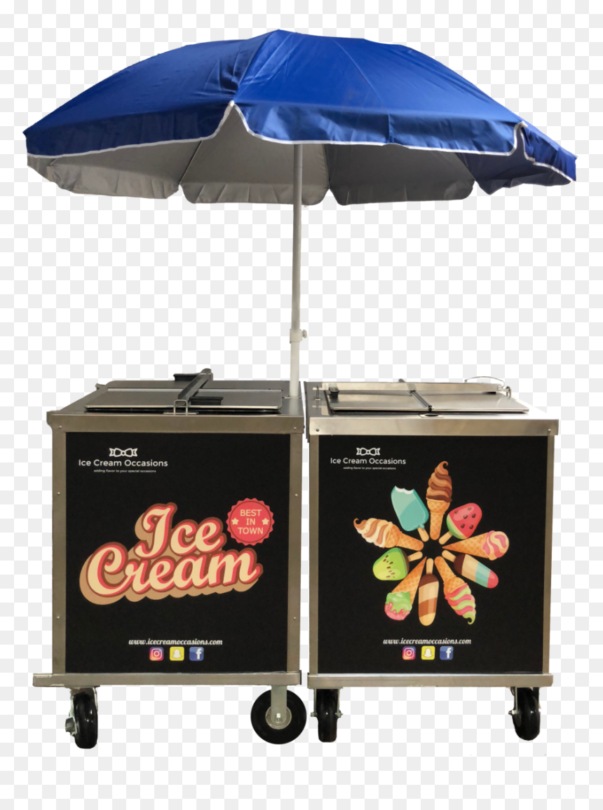Ice Cream Sundae Bar - Umbrella, HD Png Download - sundae png