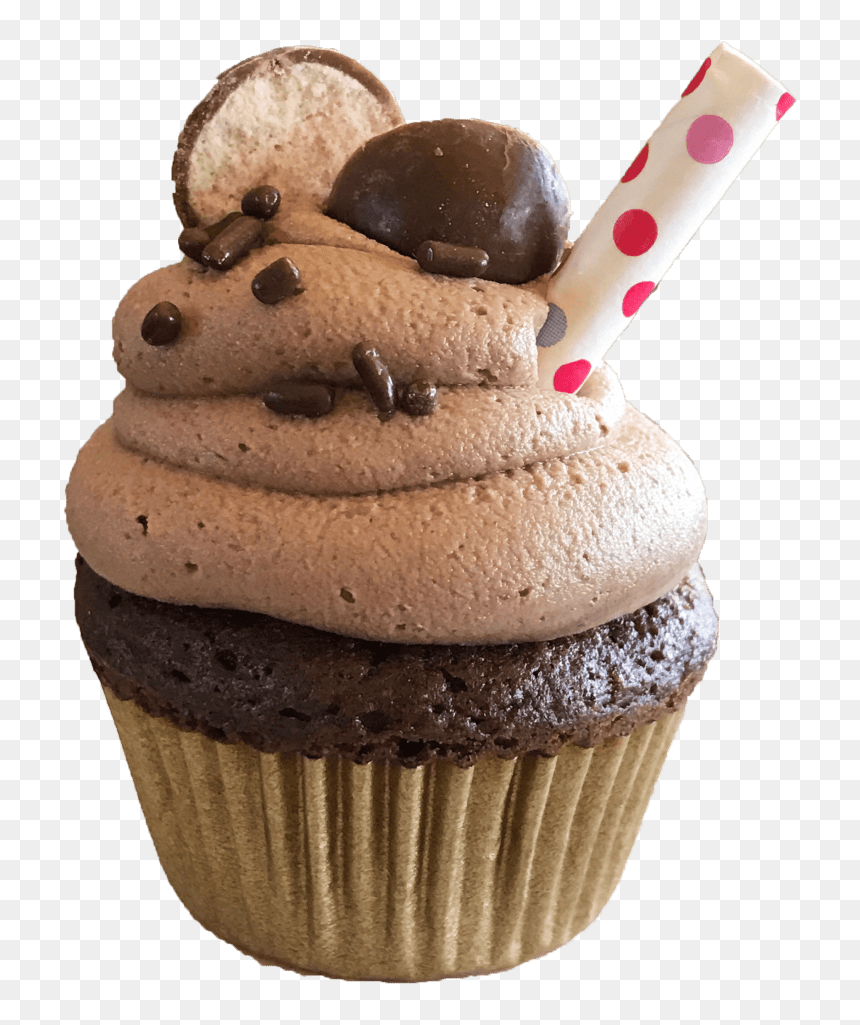 Sundae Cupcake Frosting & Icing Cream Chocolate Cake - Cupcake, HD Png Download - sundae png