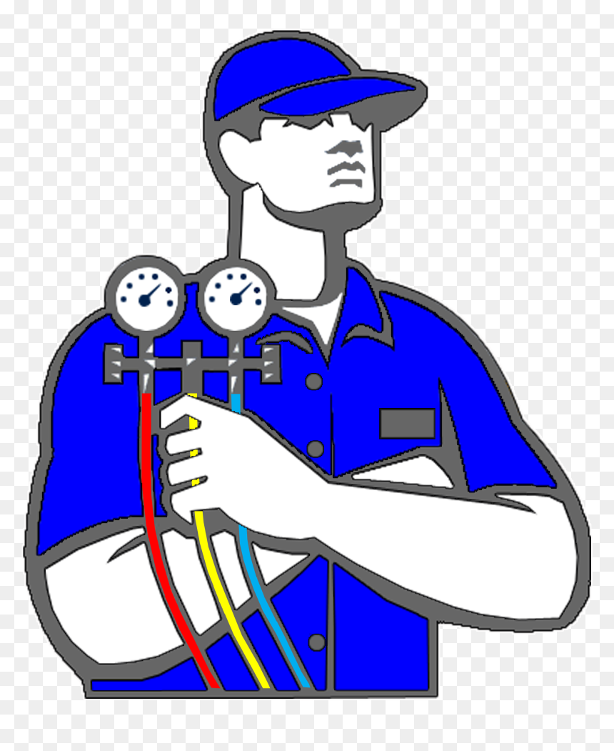 Collection Of Technician - Aire Acondicionado Dibujo Png, Transparent Png - hvac png